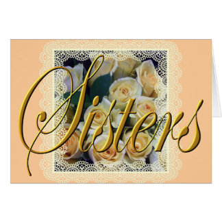 Greeting Card - Sisters - Creamy Yellow Bouquet