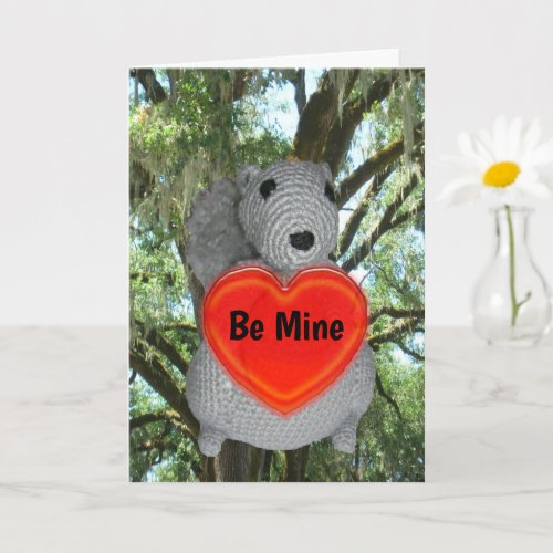 Greeting Card _ Squirrel with Valentine
