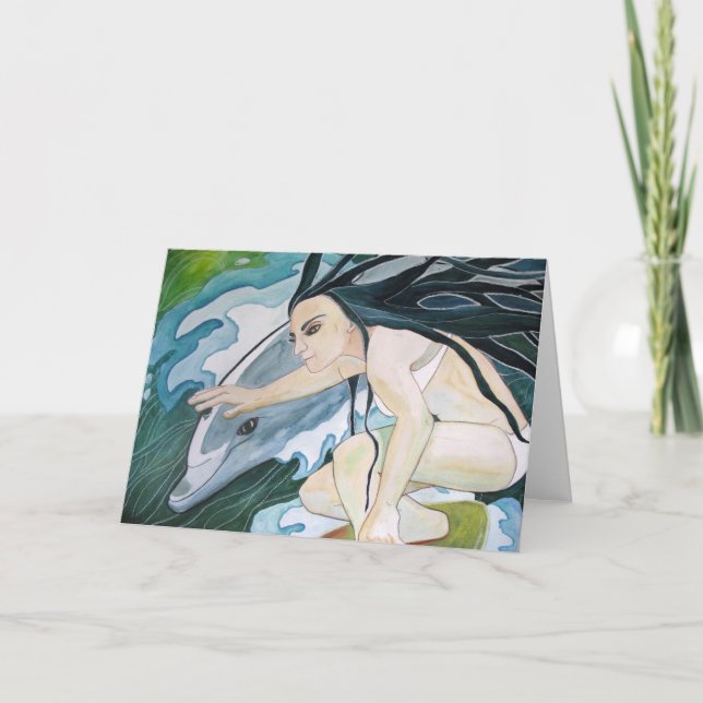 Greeting Card: "Surfers" Card (Front)