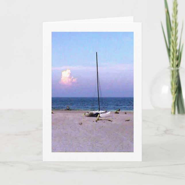 GREETING CARD The MUSEUM Zazzle Gift Sailboat 2004 (Front)