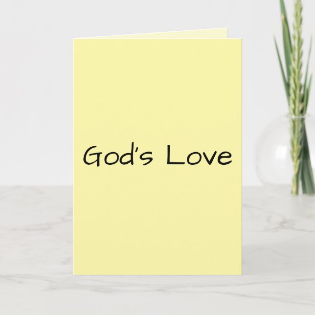 greeting card 'Time to Love' (Front)