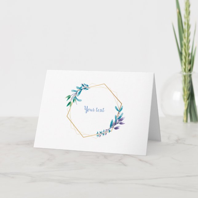 GREETING CARD TO THE FAMILY. (Front)