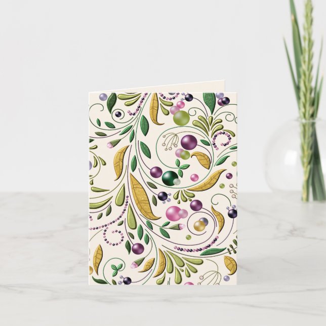 Greeting Card - Tuscan Circle (Front)