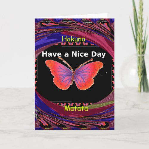 Greeting Card Vertical Template