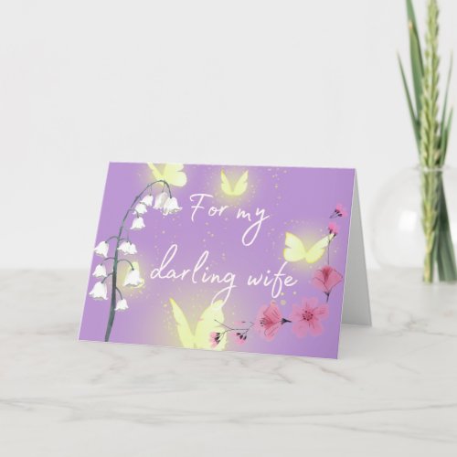 Greeting Card Wife Anniversary