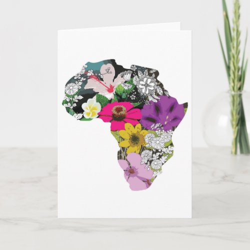 Greeting Card with African Design