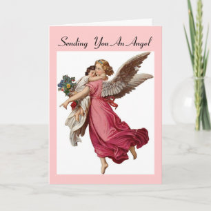 Greeting Card with Angel Poem