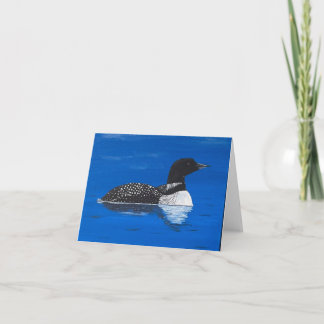 Greeting Card with Loon