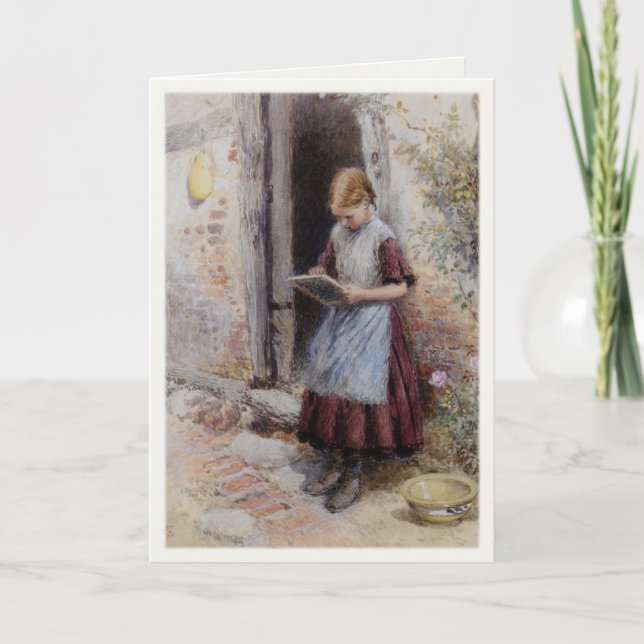 Greeting Card With Myles Birket Foster Painting (Front)