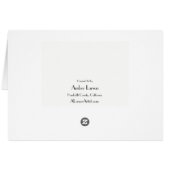 Greeting Card with "Pinata Man" by Amber Larsen (Back Horizontal)