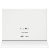 Greeting Card with "Pinata Man" by Amber Larsen (Inside Horizontal (Top))