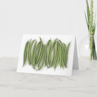Greeting Card with String Beans