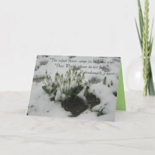 Greeting Card with Thoughtful Quote