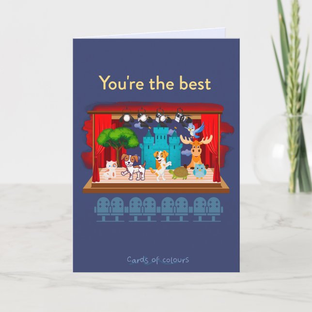 Greeting card You are the best (Front)