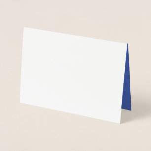 Greeting Cards Foil. Matte. Blue. USA Made.