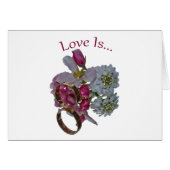 Greeting Cards . Love is... (Front Horizontal)
