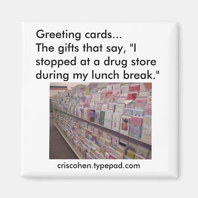 Greeting cards magnet (Front)
