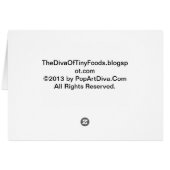 GREETING CARDS - THE MAD PLATTER (Back Horizontal)