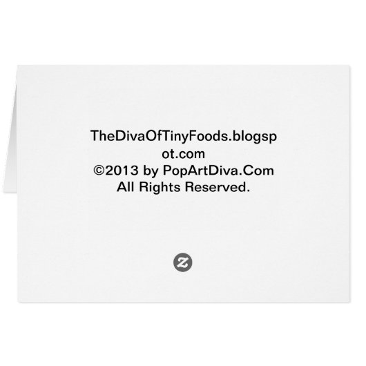 GREETING CARDS - THE MAD PLATTER (Back Horizontal)