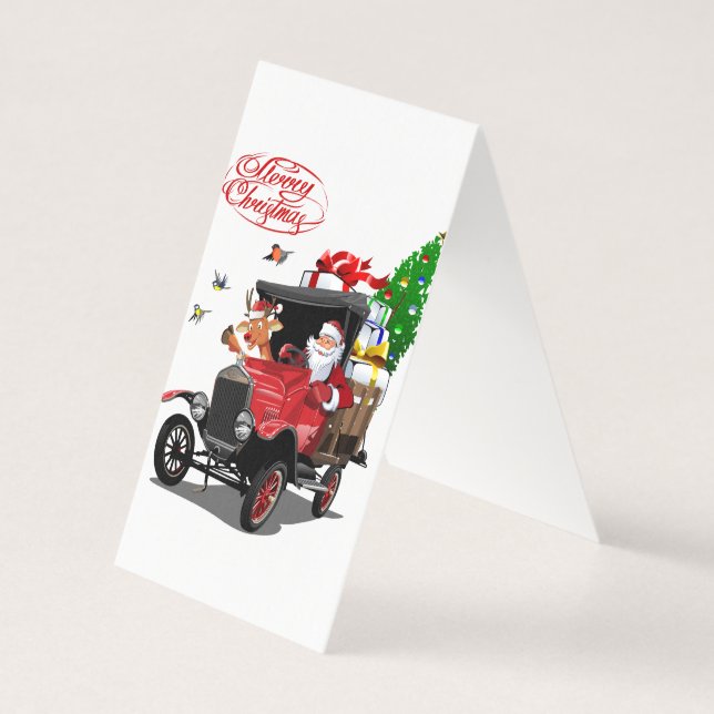 Greeting Christmas Card (Back)
