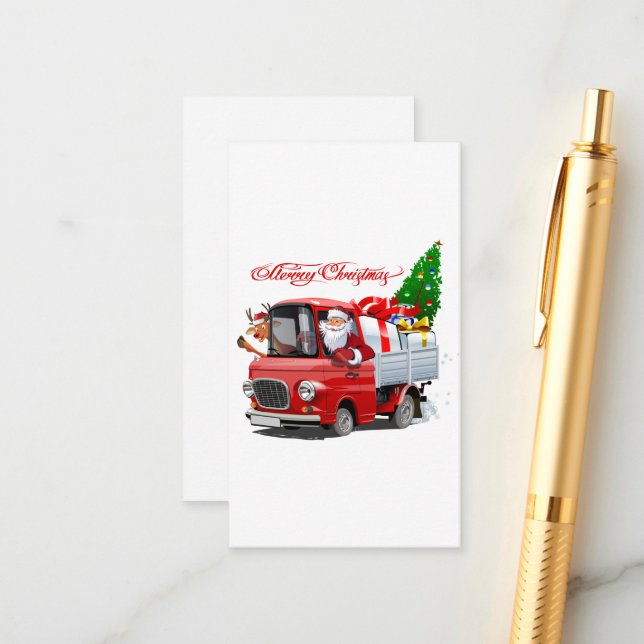 Greeting Christmas Card (Front/Back In Situ)