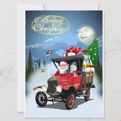 Greeting Christmas Card
