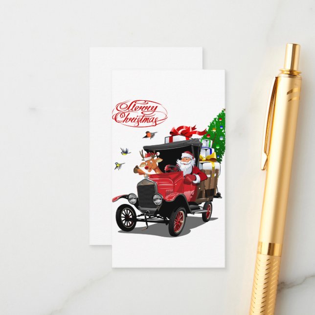 Greeting Christmas Card (Front/Back In Situ)