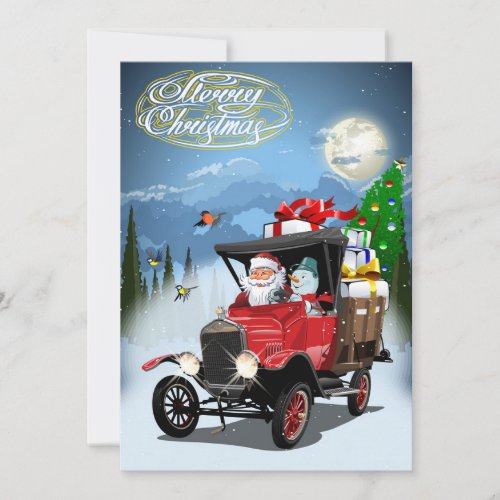 Greeting Christmas Card