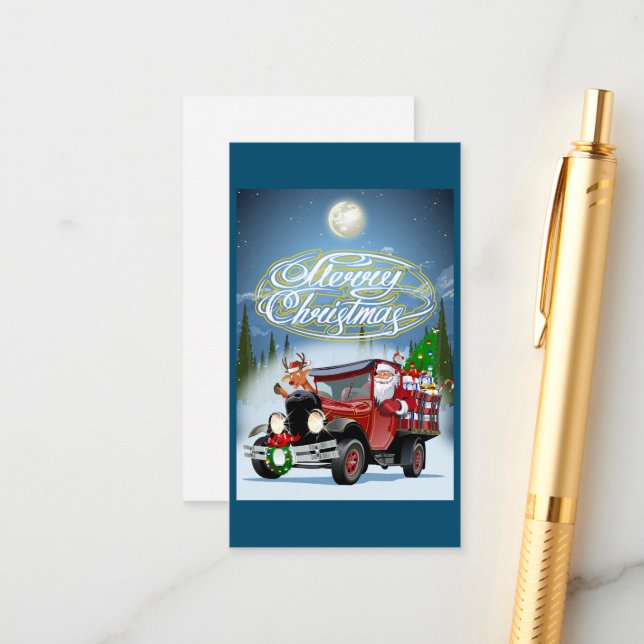 Greeting Christmas Card (Front/Back In Situ)