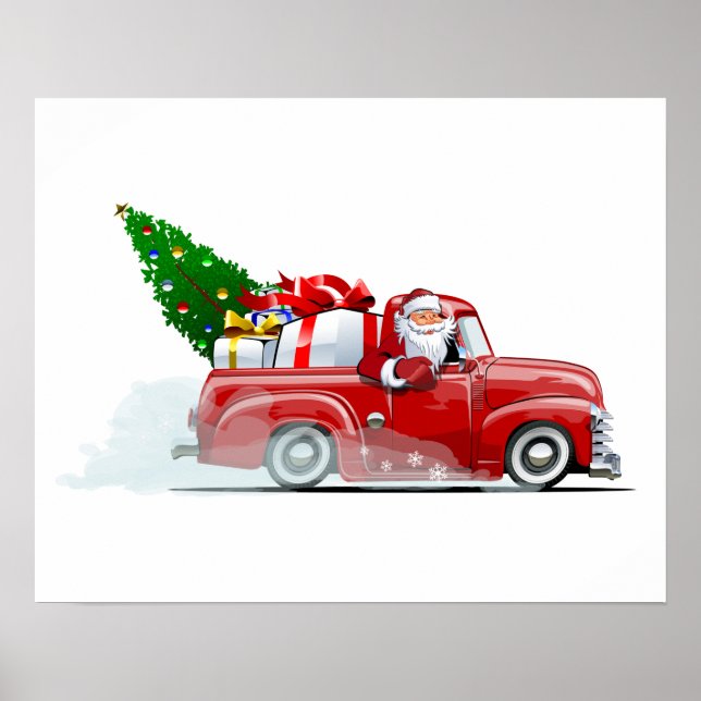 Greeting Christmas Card Poster (Front)