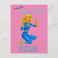 Greeting from Dallas Texas Postcard