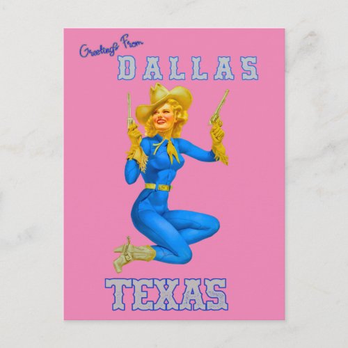 Greeting from Dallas Texas  Postcard