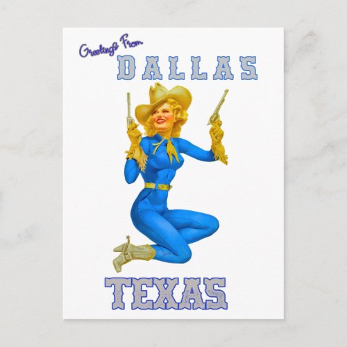 Greeting from Dallas Texas  Postcard