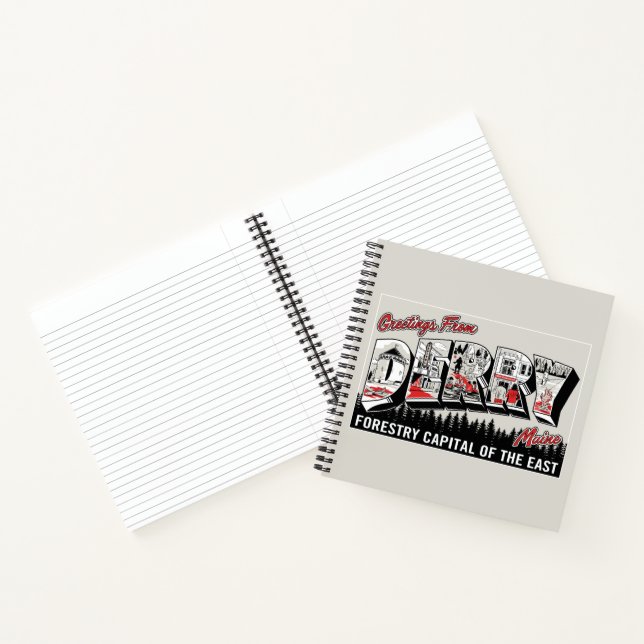 Greeting From Derry Maine Notebook (Inside)