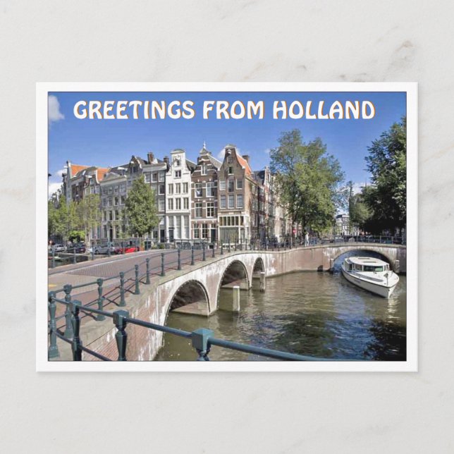 GREETING FROM HOLLAND POSTCARD (Front)