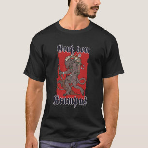 Greeting from Krampus Christmas Legend Figure T-Shirt