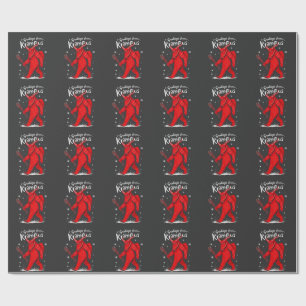 Greeting from Krampus Xmas Christmas  Wrapping Paper