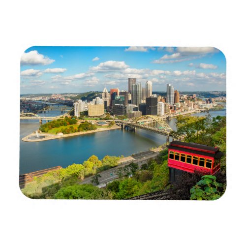 Greeting From Pittsburgh PA Holiday  Magnet