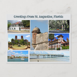 Greeting from St. Augustine Postcard
