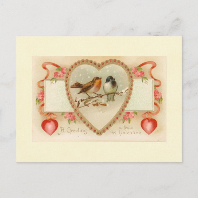 Greeting from Thy Valentine Holiday Postcard (Front)
