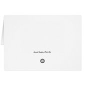 Greeting/Note card. Affirmation by Yogananda (Back Horizontal)