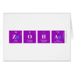 Zoha  Greeting/note cards