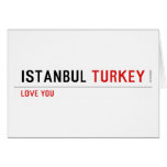 ISTANBUL  Greeting/note cards
