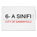 6- A SINIFI  Greeting/note cards