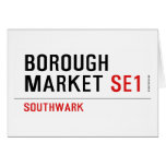 Borough Market  Greeting/note cards