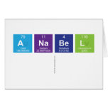 Anabel
   Greeting/note cards