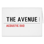THE AVENUE  Greeting/note cards