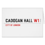 Cadogan Hall  Greeting/note cards
