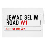 Jewad selim  road  Greeting/note cards