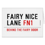 Fairy Nice  Lane  Greeting/note cards